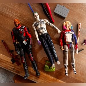 3DC Comics Multiverse Su•cide Squad 12" Figures Harley Quin,Joker & dead shot